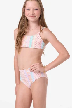 Girl's Bali Floral Revo Tie Back Bralette Set