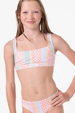 Girl's Bali Floral Square Neck Set