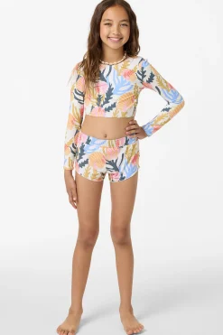 Girl's Cruising Printed 2" Elastic Boardshorts