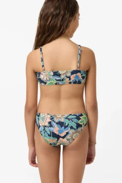 Girl's Mermaid Floral Hanky Swim Set