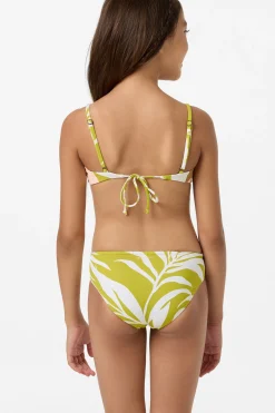 Girl's Skylar Palm Tie Back Revo Bralette Top Set