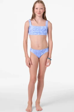 Girl's Surf Abstract Square Neck Set
