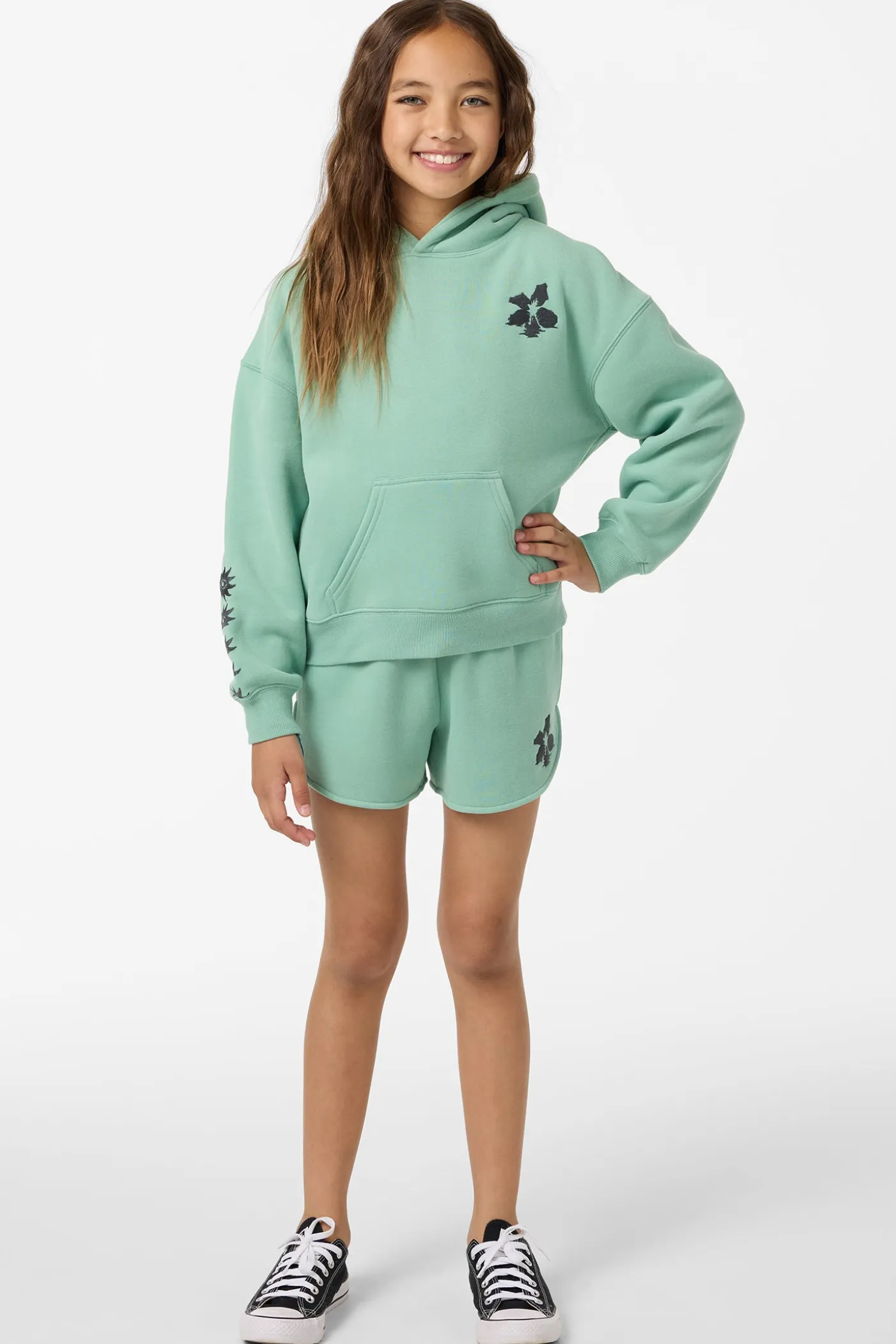 Girl's Tropic Melt Scallop Lounge Shorts