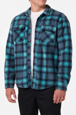 Glacier Plaid Superfleece Long Sleeve Shirt