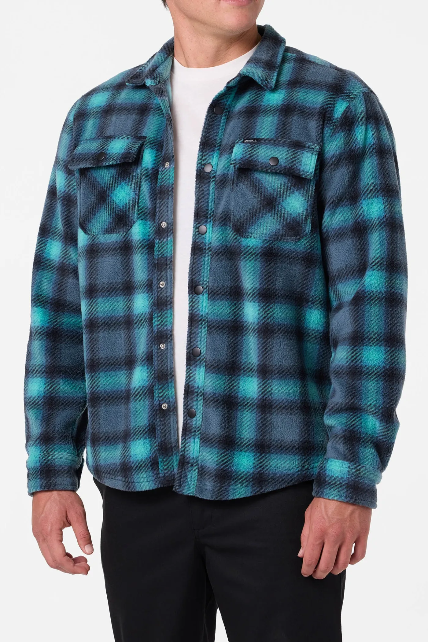 Glacier Plaid Superfleece Long Sleeve Shirt