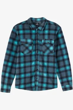 Glacier Plaid Superfleece Long Sleeve Shirt