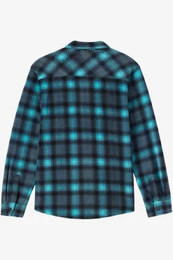 Glacier Plaid Superfleece Long Sleeve Shirt