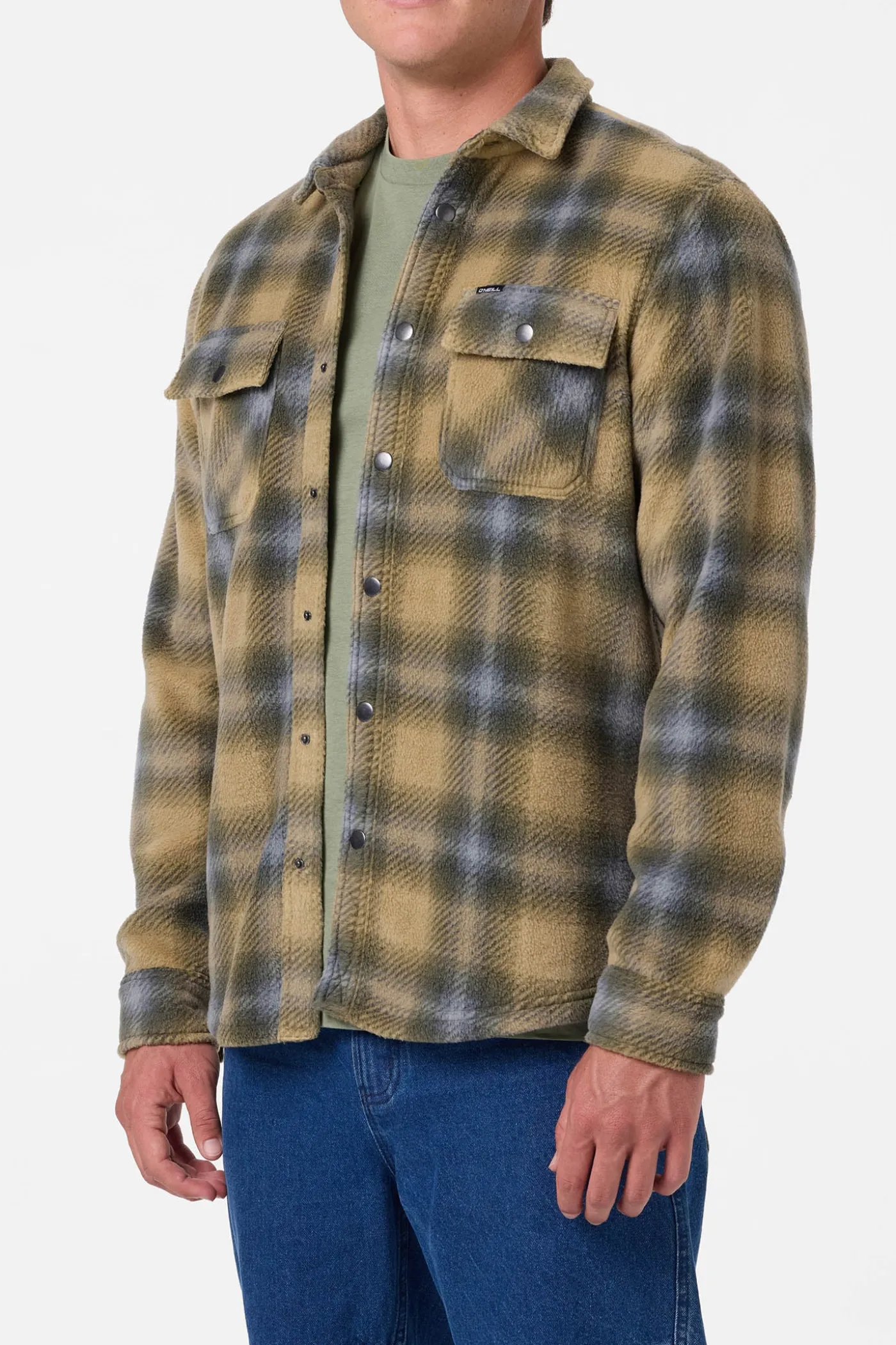 Glacier Plaid Superfleece Long Sleeve Shirt