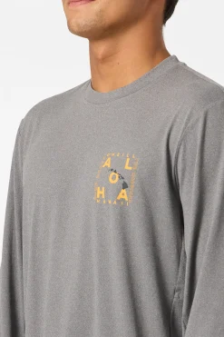 Hawaii Layout UPF Long Sleeve Standard Fit Tee
