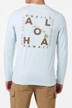 Hawaii Layout UPF Long Sleeve Shirt