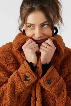 Heath High Pile Oversized Fleece Jacket