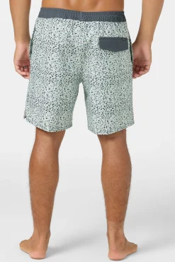 Hermosa Elastic Waist Lined 17" Swim Trunks