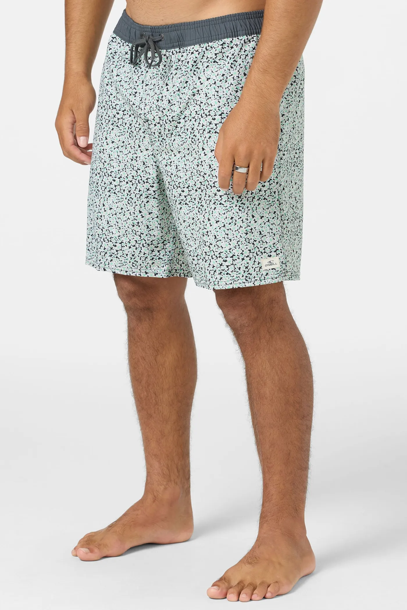 Hermosa Elastic Waist Lined 17" Swim Trunks