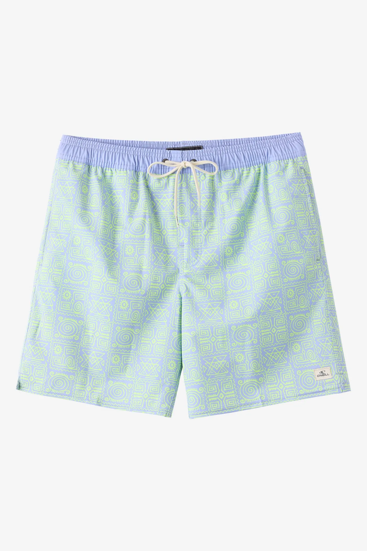 Hermosa Elastic Waist Lined 17" Swim Trunks
