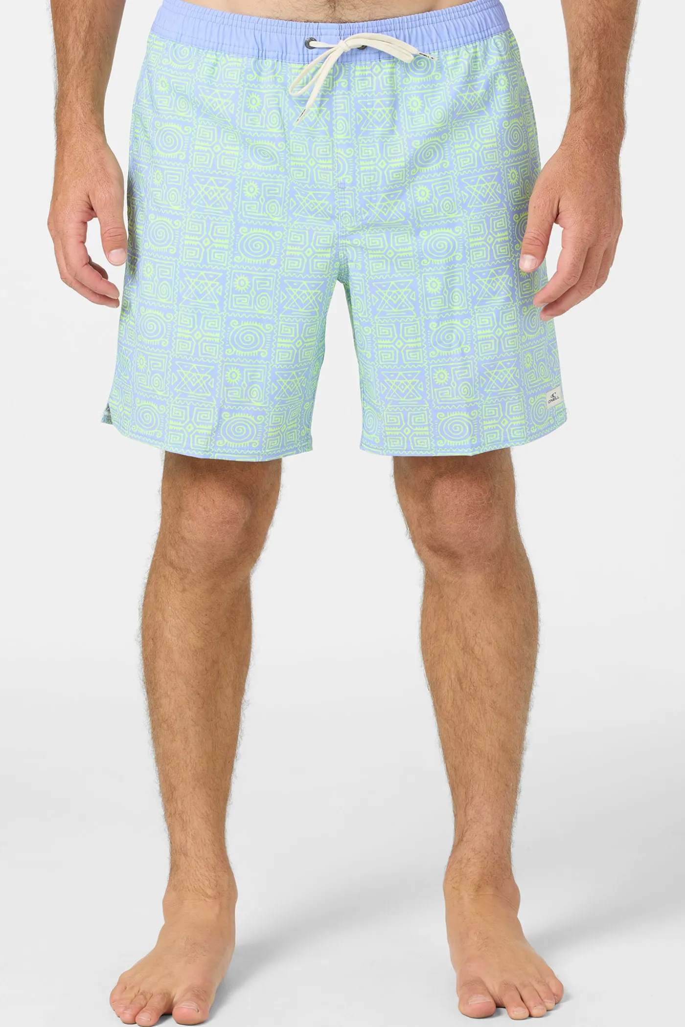 Hermosa Elastic Waist Lined 17" Swim Trunks