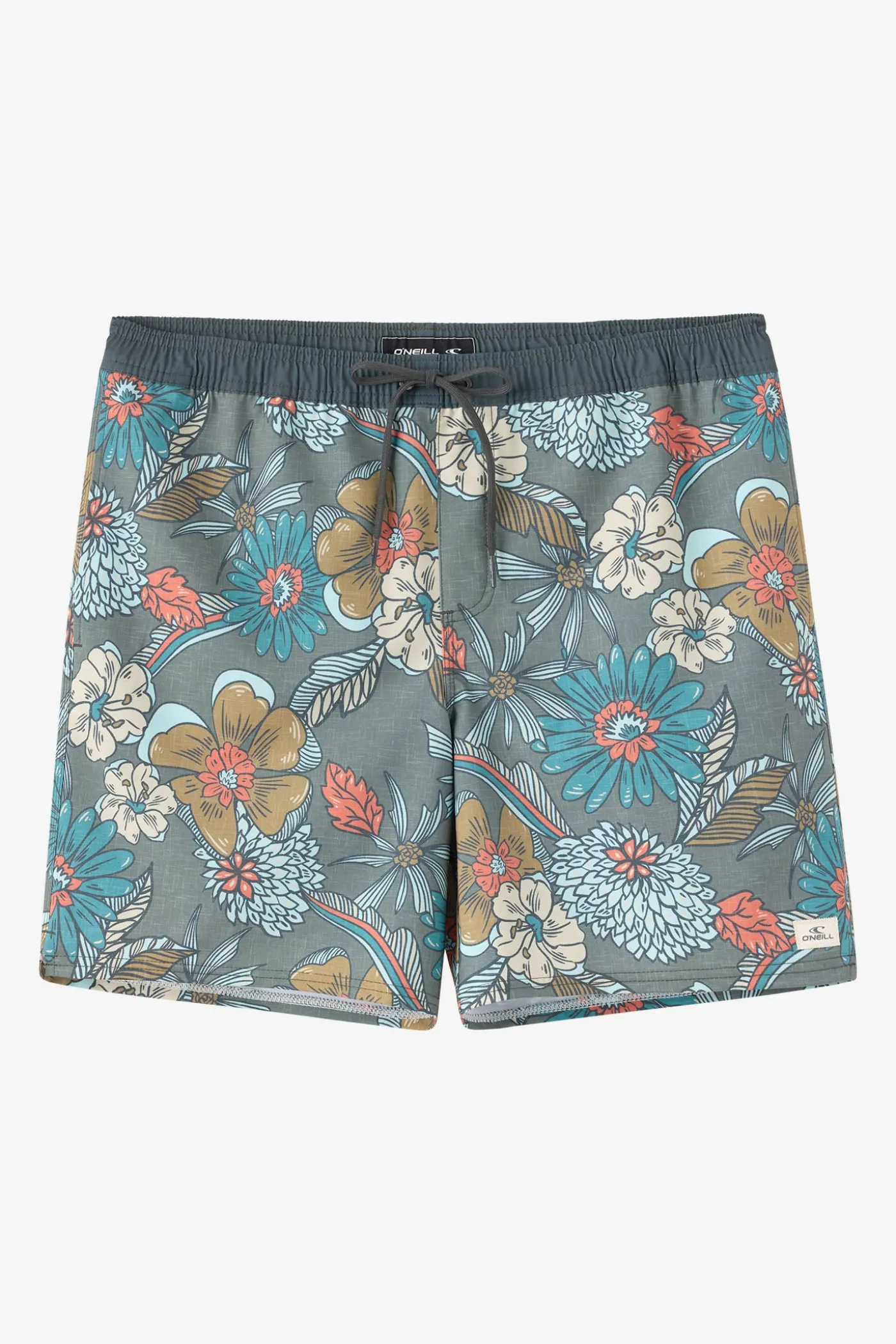 Hermosa Elastic Waist Lined 17" Swim Trunks