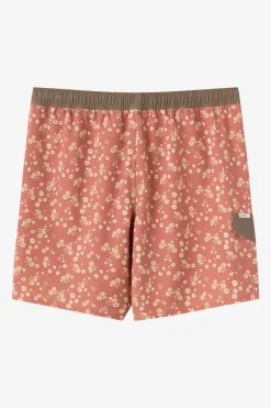 Hermosa Retro 17" Elastic Waist Swim Trunks