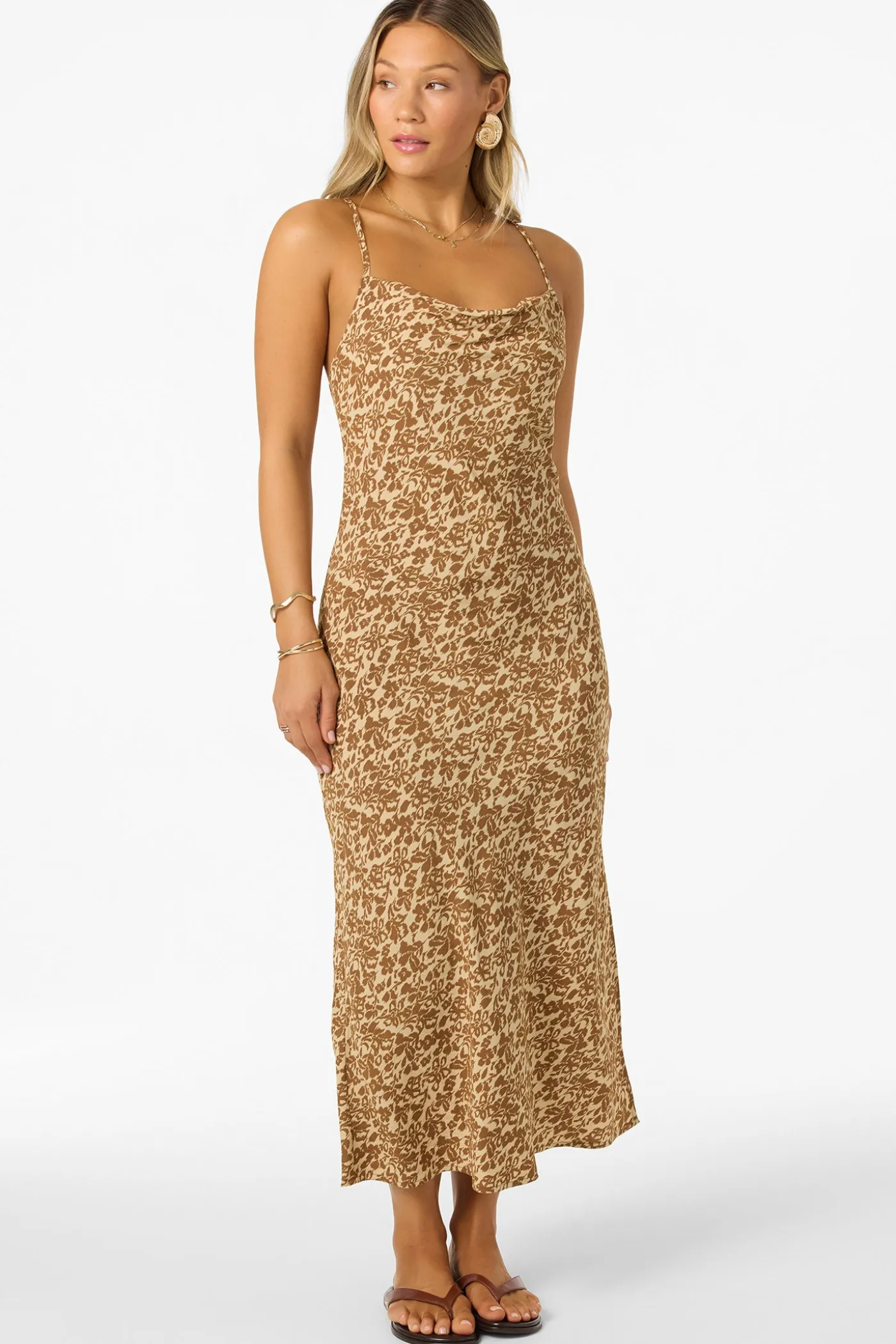 Holly Animal Midi Dress