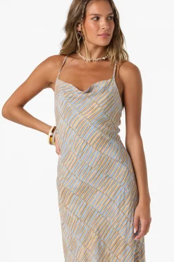 Holly Stripe Midi Dress