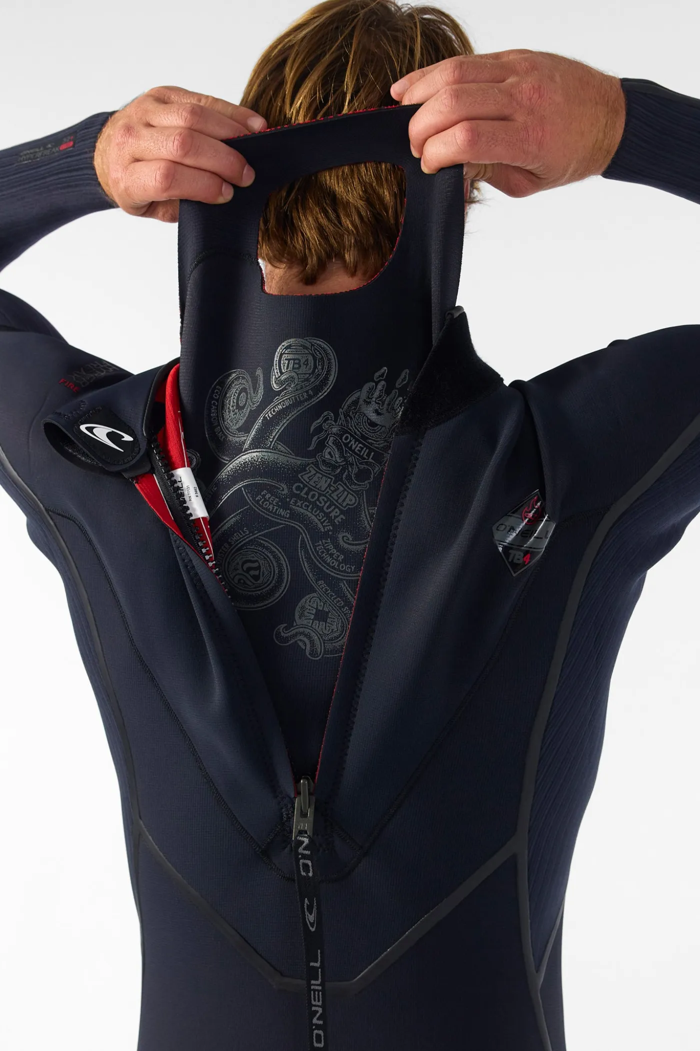 Hyperfreak Fire 4/3mm+ Back Zip Full Wetsuit