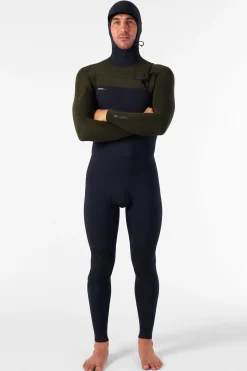 Hyperfreak 4/3mm+ Chest Zip Full Wetsuit W/ Hood