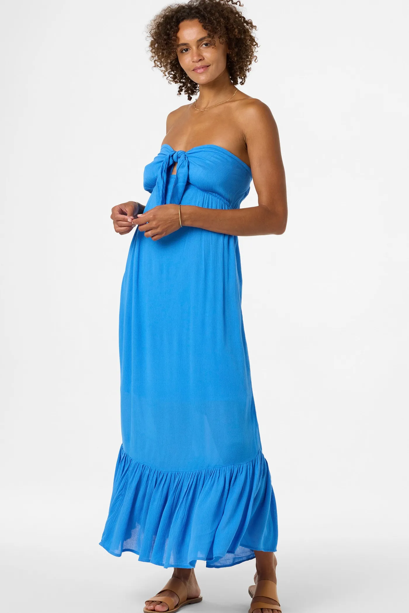 Isadora Solid Maxi Dress