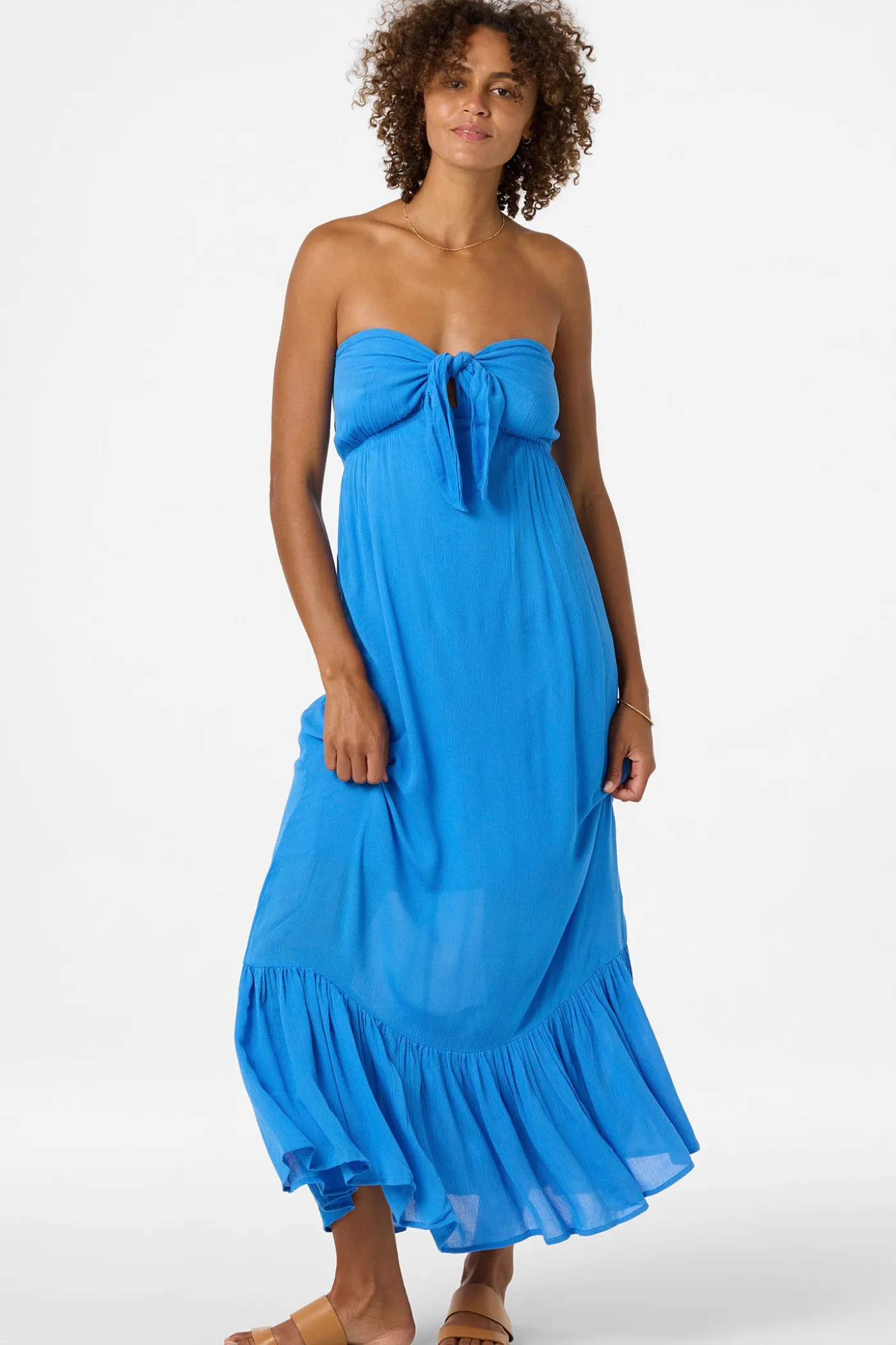 Isadora Solid Maxi Dress
