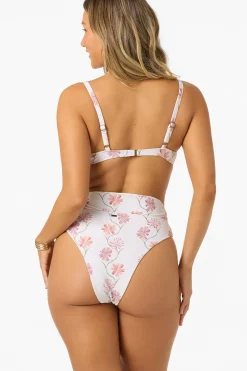 Ivy Floral Seashell Bra Top