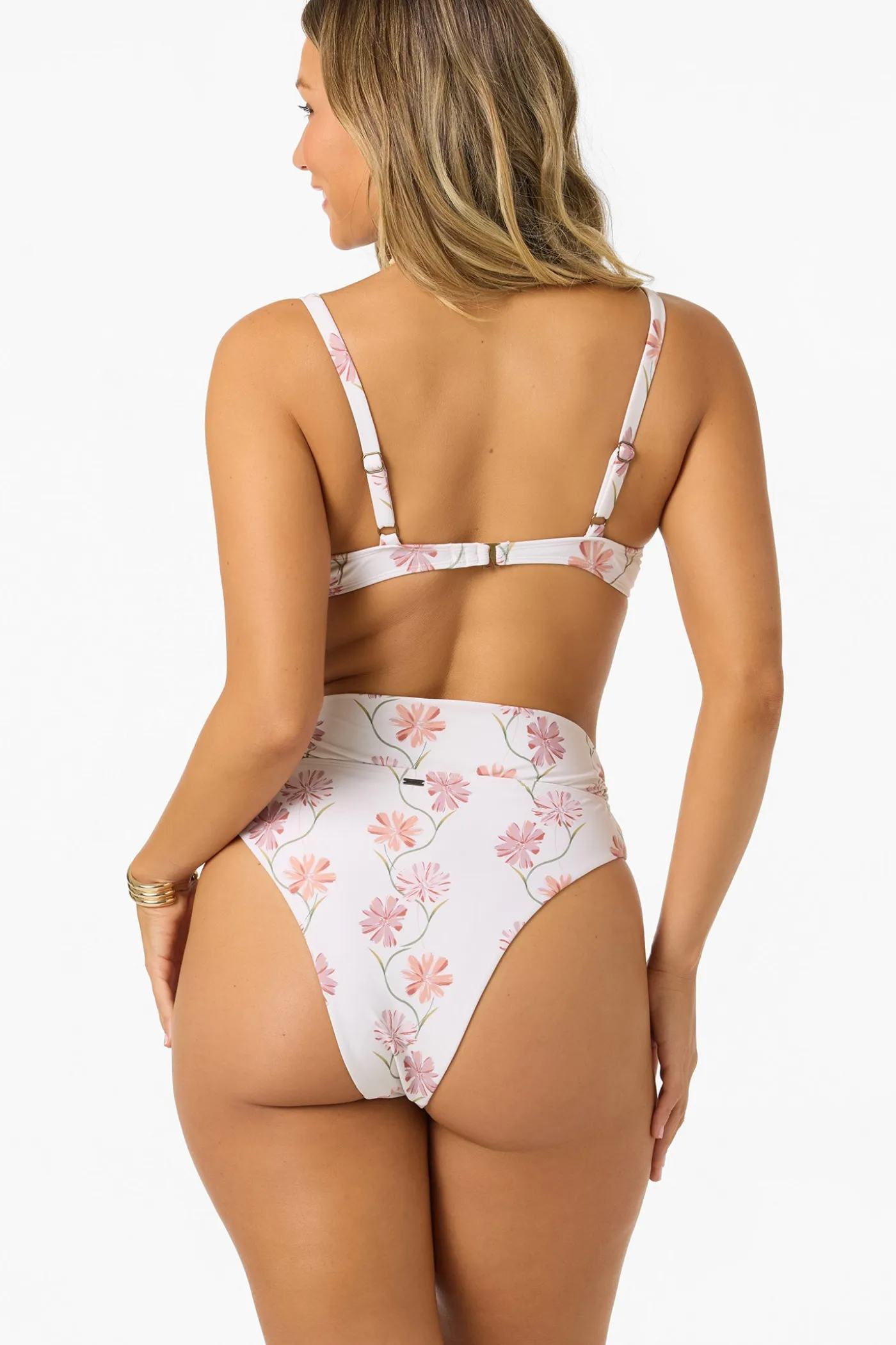 Ivy Floral Seashell Bra Top