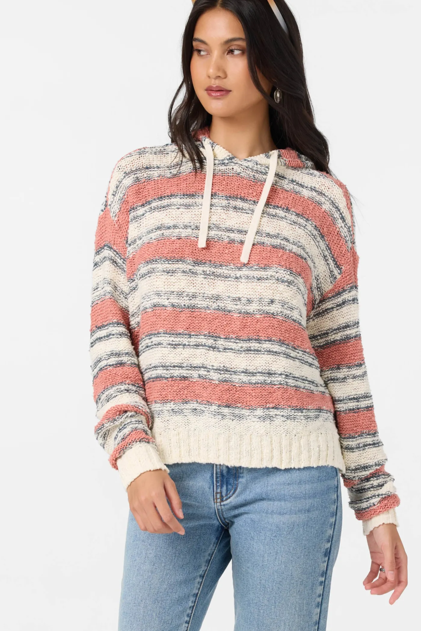 Jayne Stripe Long Sleeve Sweater