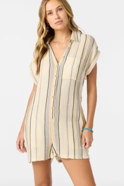 Kamilla Stripe Romper