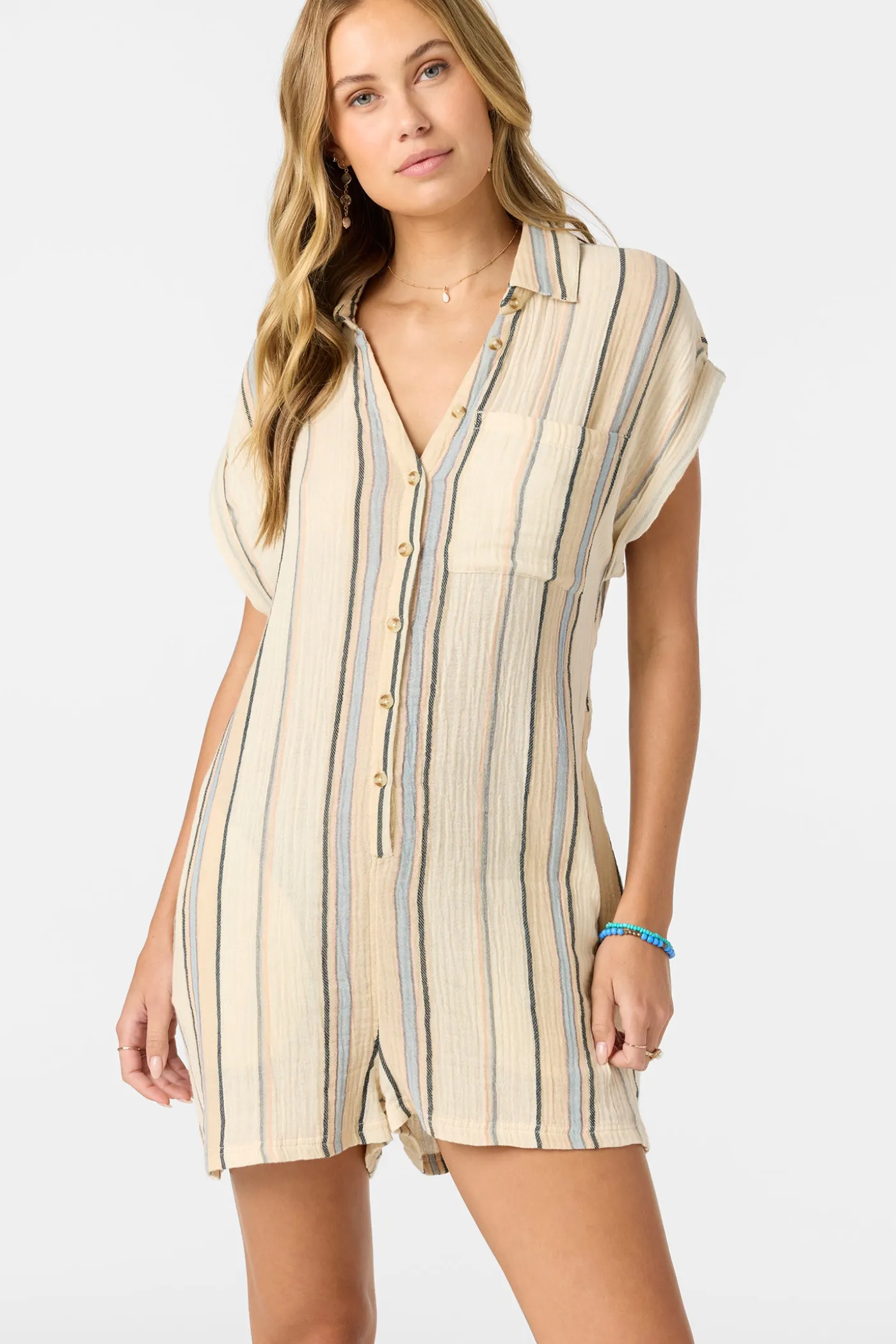 Kamilla Stripe Romper