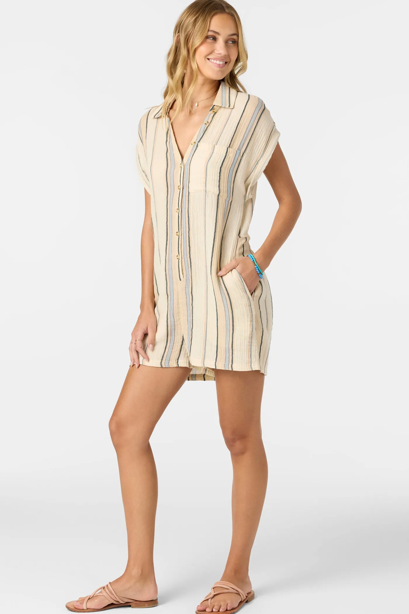 Kamilla Stripe Romper