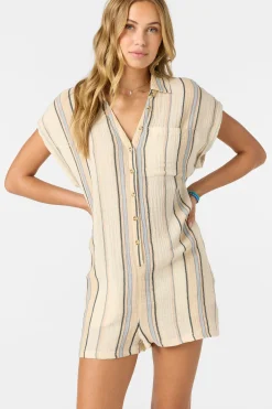 Kamilla Stripe Romper