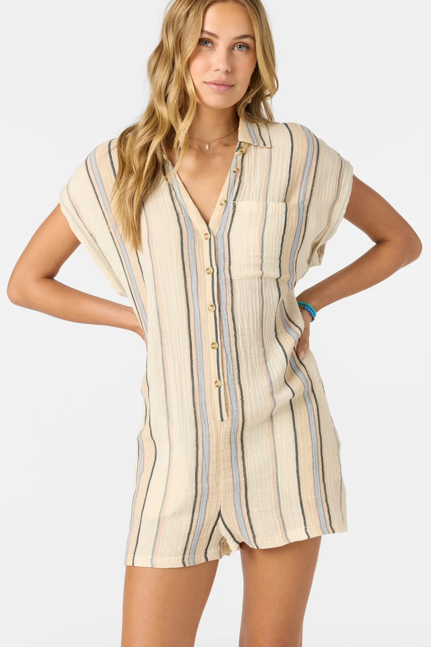 Kamilla Stripe Romper