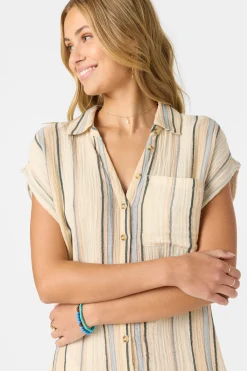 Kamilla Stripe Romper