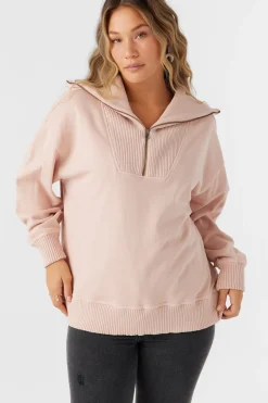 Karma French Terry Half Zip Pullover