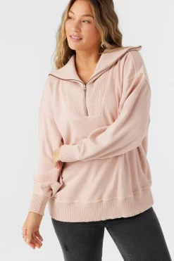 Karma French Terry Half Zip Pullover