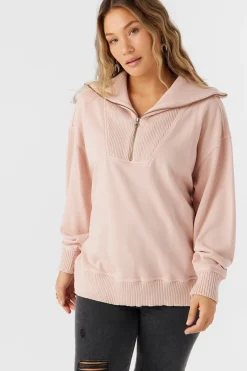 Karma French Terry Half Zip Pullover