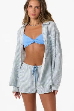 Leni Stripe Relaxed Long Sleeve Top