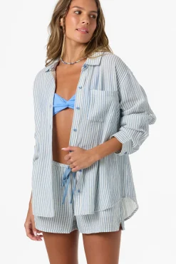 Leni Stripe Relaxed Long Sleeve Top