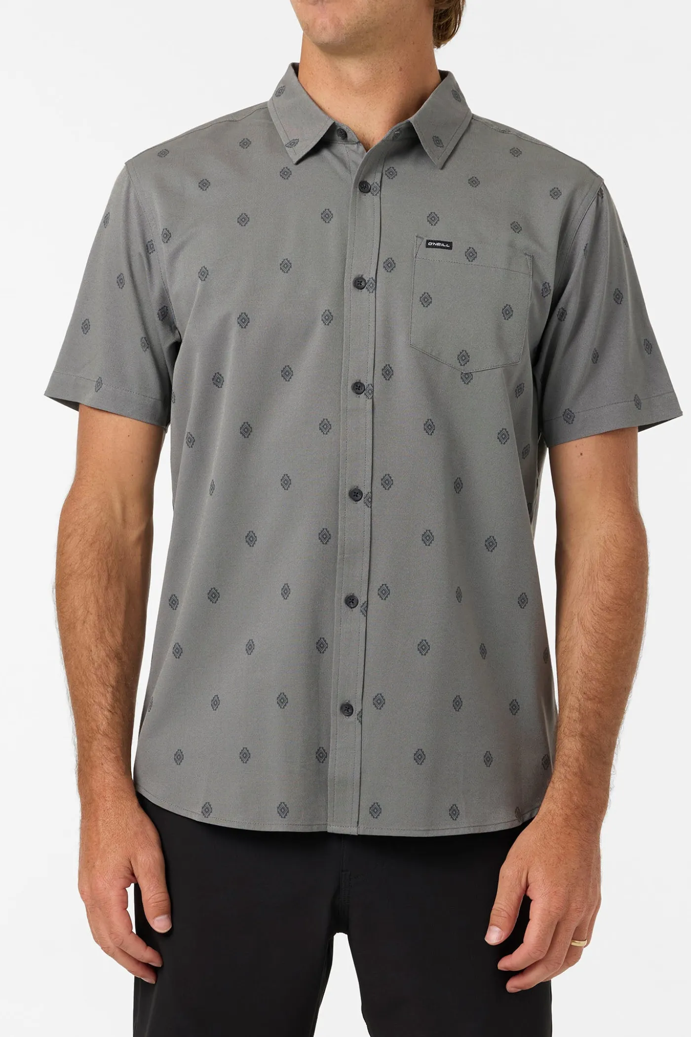 Light Check Geo Standard Fit Shirt