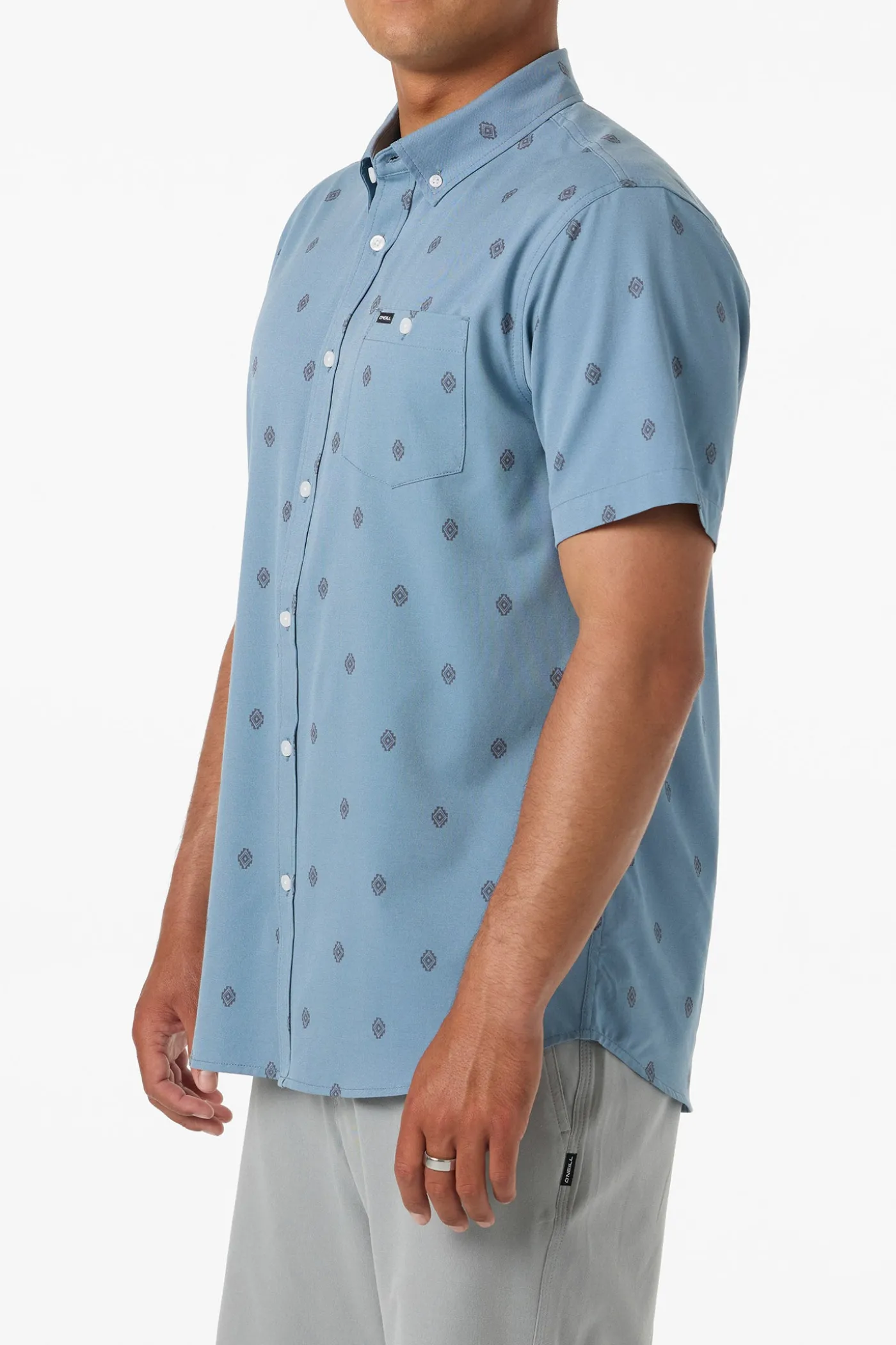 Light Check Geo Standard Fit Shirt