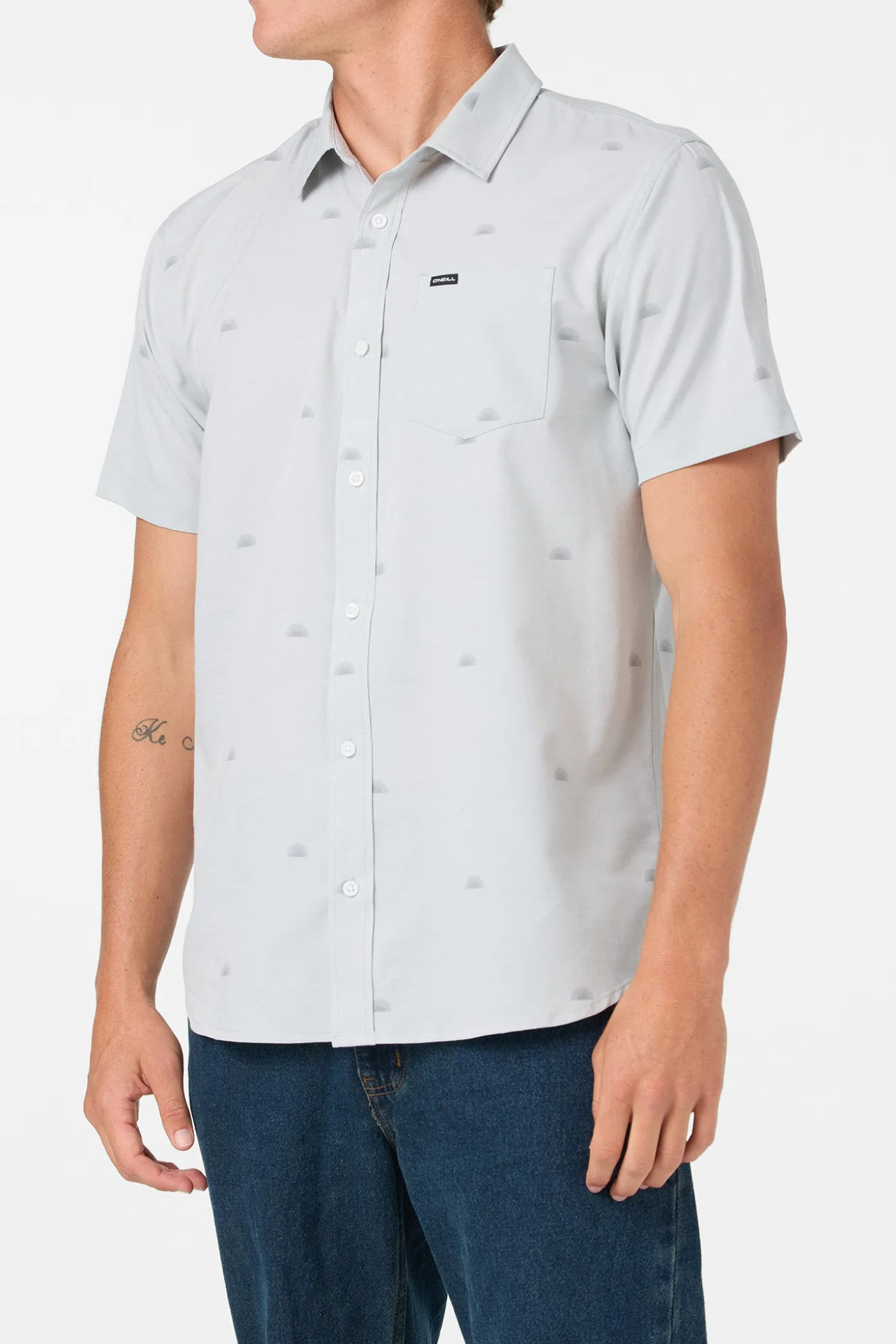 Light Check Geo Standard Fit Shirt