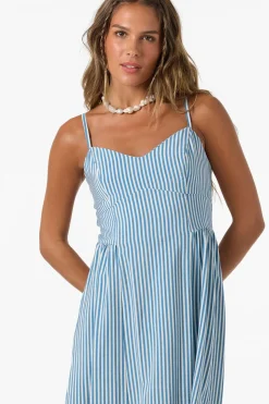 Linden Stripe Midi Dress