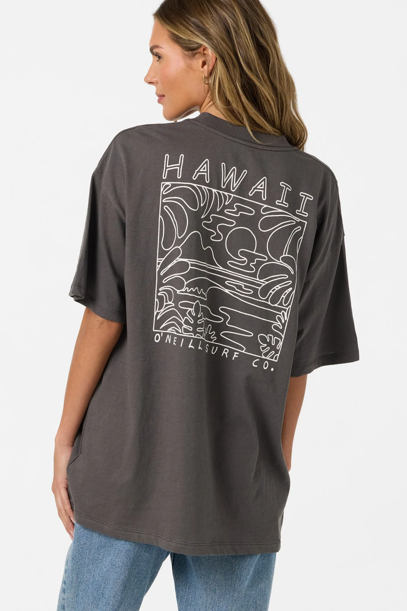 Linear Scape Oversized Tee