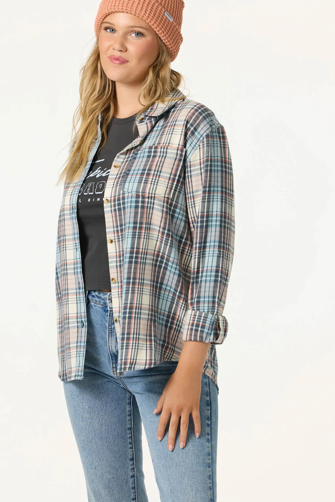 Logan Flannel Long Sleeve Top