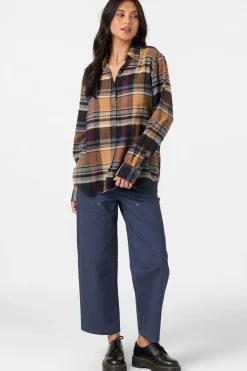 Logan Flannel Long Sleeve Top
