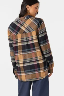 Logan Flannel Long Sleeve Top