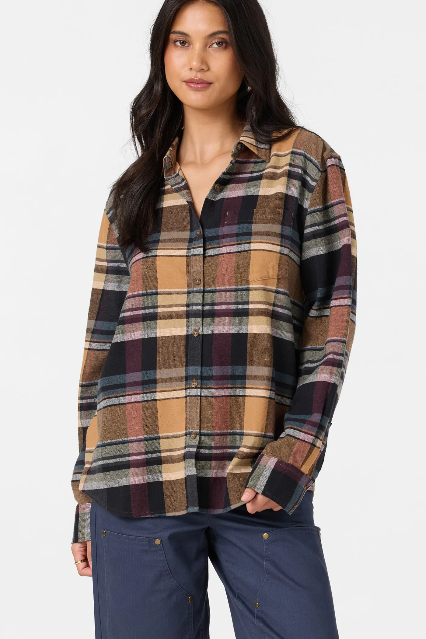 Logan Flannel Long Sleeve Top
